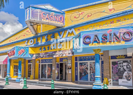 Coliseum Casino Front Street Philipsburg saint martin antilles Banque D'Images