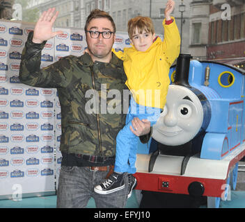 Thomas & Friends : l'histoire de la brave - UK Premiere vue à la fin de l'Ouest, Leicester Square, Londres avec : Danny Wallace Où : London, Royaume-Uni Quand : 10 août 2014 Banque D'Images