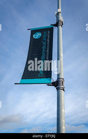 Università Campus Cambridge sign Banque D'Images