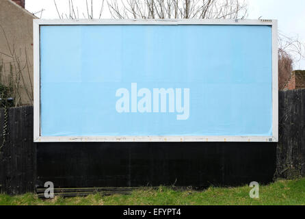 Panneau publicitaire vide de l'affiche de la thésaurisation d'affichage Banque D'Images