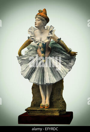 Une Pierrette, une femelle Pierrot, c. 1895, par Stehle, Banque D'Images