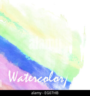Design décoration aquarelle Banque D'Images