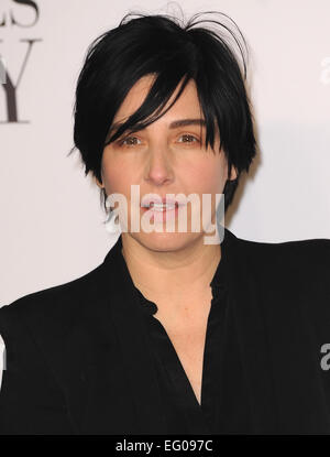 Londres, Royaume-Uni. 12 Février, 2015. Sharleen Spiteri assiste à la première UK de "Cinquante Nuances de gris' à Odéon Leciester Square. Credit : Ferdaus Shamim/ZUMA/Alamy Fil Live News Banque D'Images