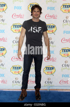 FOX's Teen Choice Awards 2014 - Tenue Au Shrine Auditorium avec Ian Somerhalder : où : Los Angeles, California, United States Quand : 10 août 2014 Banque D'Images