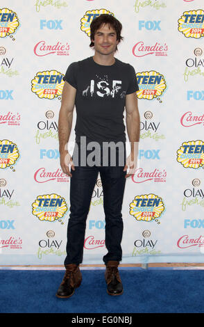 FOX's Teen Choice Awards 2014 - Tenue Au Shrine Auditorium avec Ian Somerhalder : où : Los Angeles, California, United States Quand : 10 août 2014 Banque D'Images