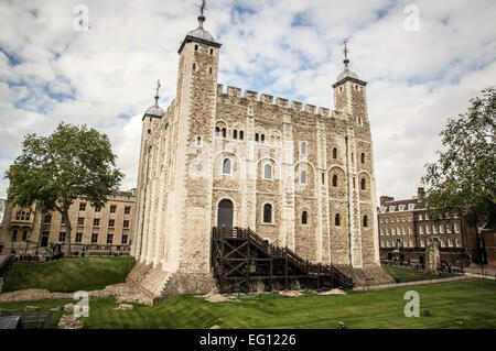 Tour de Londres - Partie de l'Historic Royal Palaces, abritant les joyaux de la Couronne. Banque D'Images