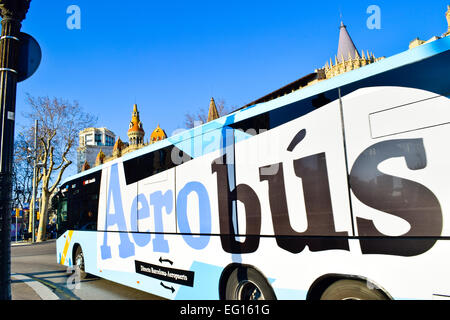 L'aérobus. Barcelone, Catalogne, Espagne. Banque D'Images