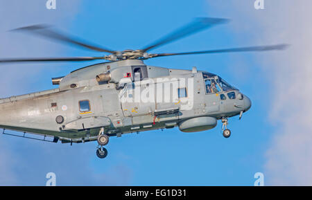 La Marine royale hélicoptère Merlin Mk2 Banque D'Images