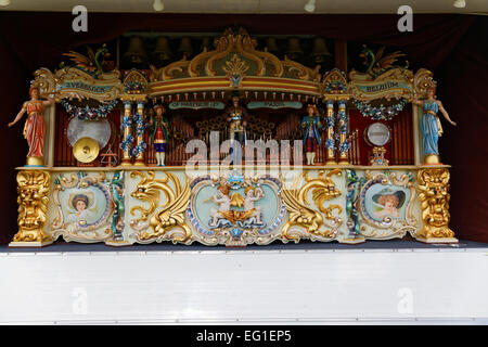 Vintage Ornate fairground organ Banque D'Images