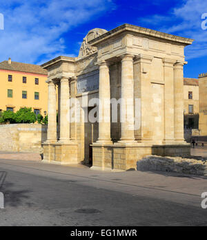 La Puerta del Puente (pont de la porte), Cordoue, Andalousie, Espagne Banque D'Images