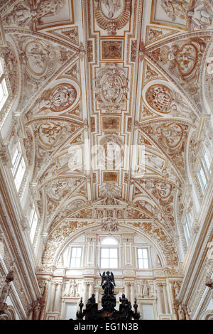 Capilla Mayor, la cathédrale Mezquita (intérieur), Cordoue, Andalousie, Espagne Banque D'Images