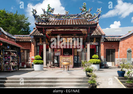 L'extérieur et l'entrée de Snake Temple (aka Hock Kin Keong) de Penang, en Malaisie. Il a été construit pour l'adoration de la déité Ch Banque D'Images