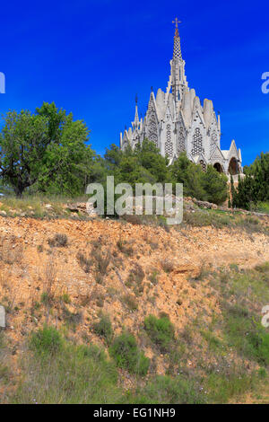 Dans l'église de Montserrat Daroca, Alt Camp, près de Tarragone, Catalogne, Espagne Banque D'Images