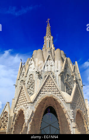 Dans l'église de Montserrat Daroca, Alt Camp, près de Tarragone, Catalogne, Espagne Banque D'Images