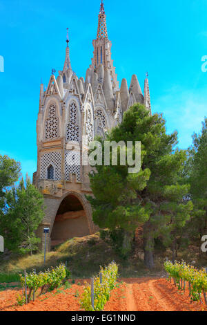 Dans l'église de Montserrat Daroca, Alt Camp, près de Tarragone, Catalogne, Espagne Banque D'Images