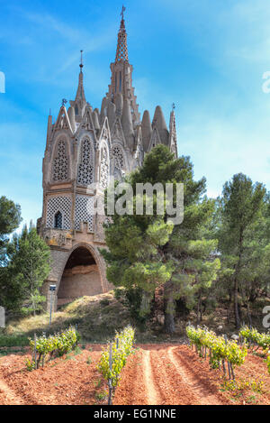 Dans l'église de Montserrat Daroca, Alt Camp, près de Tarragone, Catalogne, Espagne Banque D'Images