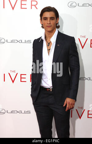 Le donneur d'Premiere : Brenton Thwaites Où : New York, New York, United States Quand : 12 août 2014 Banque D'Images