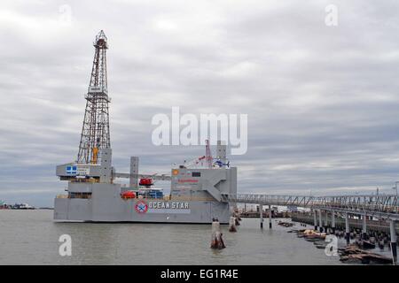 Des plates-formes pétrolières Banque D'Images