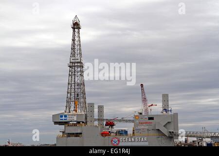 Des plates-formes pétrolières Banque D'Images