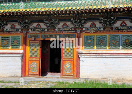 Erdene Zuu monastère bouddhiste, Kharkhorin, Province Övörkhangaï, Mongolie Banque D'Images