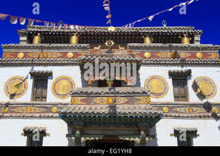 Erdene Zuu monastère bouddhiste, Kharkhorin, Province Övörkhangaï, Mongolie Banque D'Images