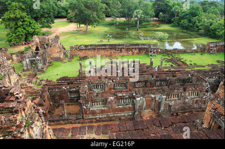 Temple Pre Rup (961), Angkor, Cambodge Banque D'Images