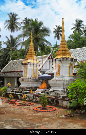 Wat Pa Phai (1815), temple bouddhiste, Luang Prabang, Laos Banque D'Images