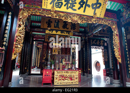 Tham Fils Noi temple, Cholon, Ho Chi Minh Ville (Saigon), Vietnam Banque D'Images