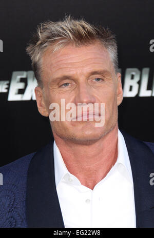 Première mondiale de Films Lionsgate' 'The Expendables 3' Avec : Dolph Lundgren Où : Hollywood, California, United States Quand : 12 août 2014 Banque D'Images