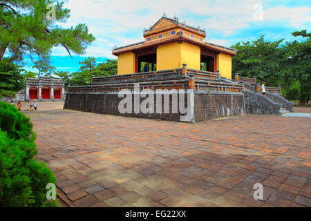 Tombeau de Minh Mang, Empereur du Vietnam, Hue, Vietnam Banque D'Images