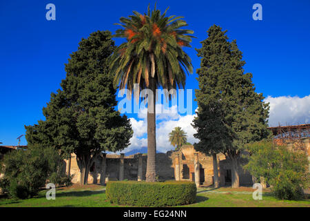 Maison du Faune (Villa del Fauno), Pompéi, Campanie, Italie Banque D'Images