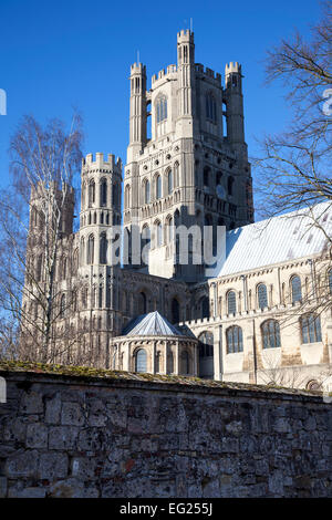 Cathédrale d'Ely, Cambridgeshire, Angleterre Banque D'Images
