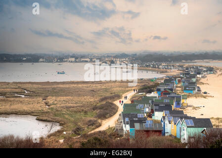 Hengistbury Head, Dorset, Angleterre, Royaume-Uni Banque D'Images