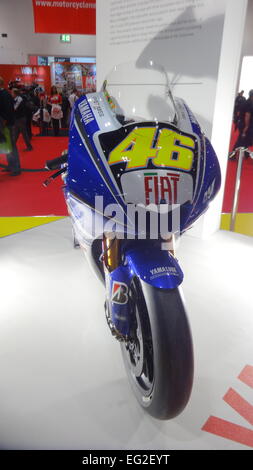 Londres, Royaume-Uni. 13 février 2015 Moto show à MCN London Excel à Londres. Valentino Rossi bikes © Swiftcreative Banque D'Images