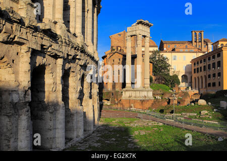 Théâtre de Marcellus (12 avant J.-C.), Rome, Italie Banque D'Images