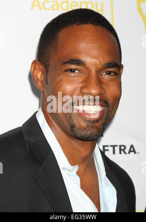 & Dynamique diversifiée : Un 66e Emmy Awards de l'événement Célébration de la diversité à la télévision Academy - Arrivées avec : Jason George Où : Los Angeles, California, United States Quand : 13 août 2014 Banque D'Images