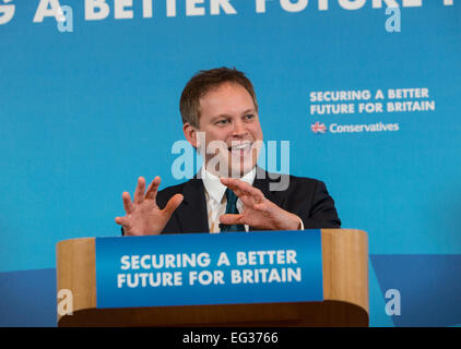 Grant Schapps Président du parti conservateur donne une conférence de presse Banque D'Images