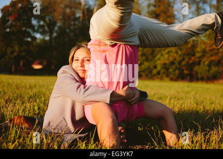 Couple fricoter Banque D'Images