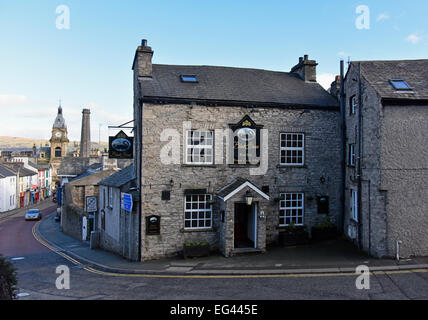 Le Cygne Noir Public House, bête Banques, Kendal, Cumbria, Angleterre, Royaume-Uni, Europe. Banque D'Images