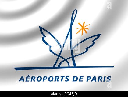 Aeroports de Paris - ADP - icône logo emblème drapeau symbole Banque D'Images