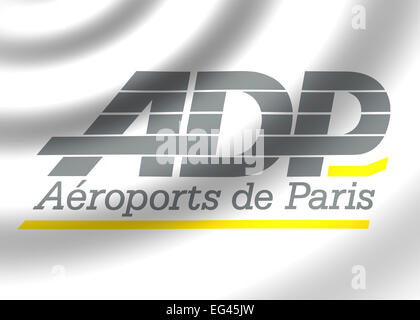 Aeroports de Paris - ADP - icône logo emblème drapeau symbole Banque D'Images