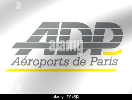 Aeroports de Paris - ADP - icône logo emblème drapeau symbole Banque D'Images