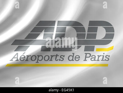 Aeroports de Paris - ADP - icône logo emblème drapeau symbole Banque D'Images