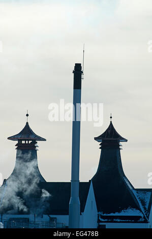 La distillerie de whisky de malt appartenant Diageo à Dalwhinnie dans l'Inverness-shire Highlands écossais. 9578 SCO. Banque D'Images