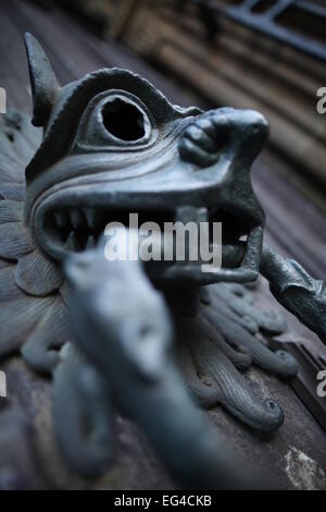 Le sanctuaire Knocker, Cathédrale de Durham. Banque D'Images