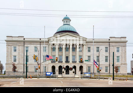 L'ancien Mississippi State Capitol de State Street dans le centre-ville de Jackson, Mississippi, États-Unis Banque D'Images