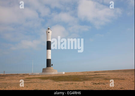 Le nouveau phare sur la plage de dormeur Banque D'Images