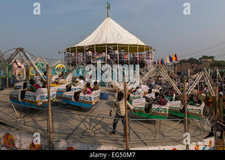 Le parc d'attractions, Sonepur Mela Banque D'Images