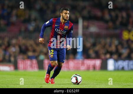 Barcelone, Espagne. Feb 11, 2015. Rafinha (Barcelone) Football/soccer : espagnol 'Copa del Rey' match entre le FC Barcelone 3-1 Villarreal CF au Camp Nou à Barcelone, Espagne . © Kawamori Mutsu/AFLO/Alamy Live News Banque D'Images