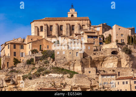 Village de Gordes en provence vaucluse 84 france Banque D'Images